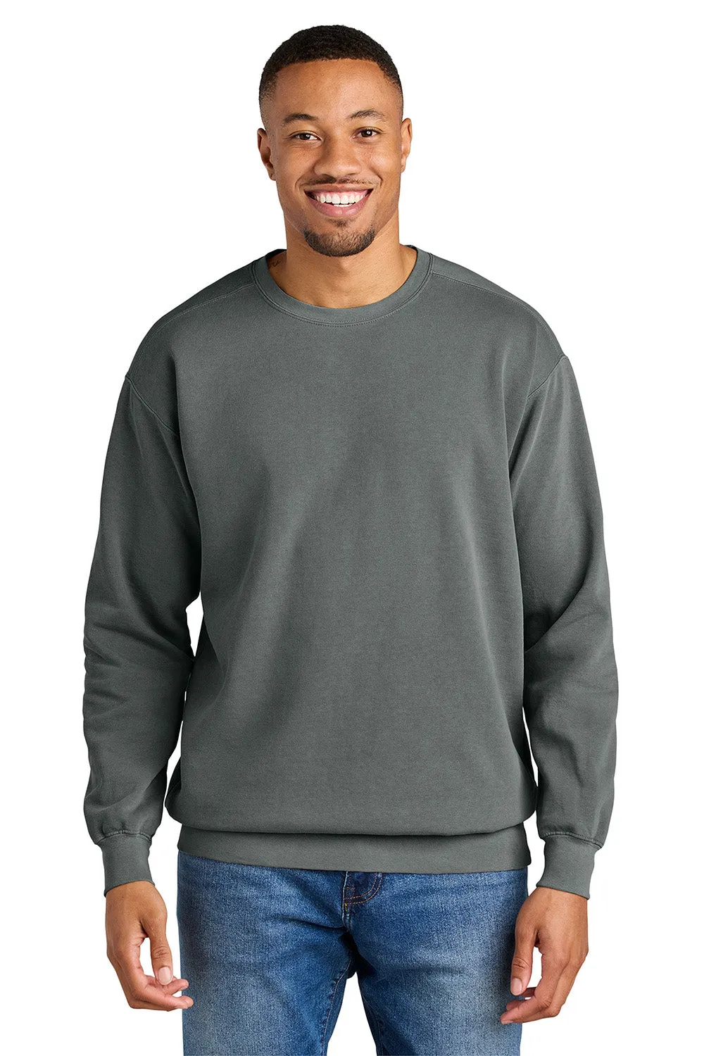 Comfort Colors Herren Pullover mit Rundhalsausschnitt - Grau