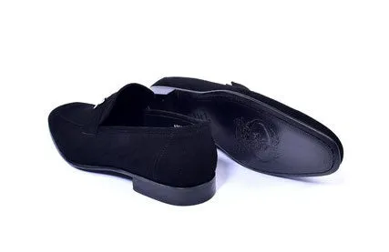 Corrente Wildleder-Loafer Schwarz