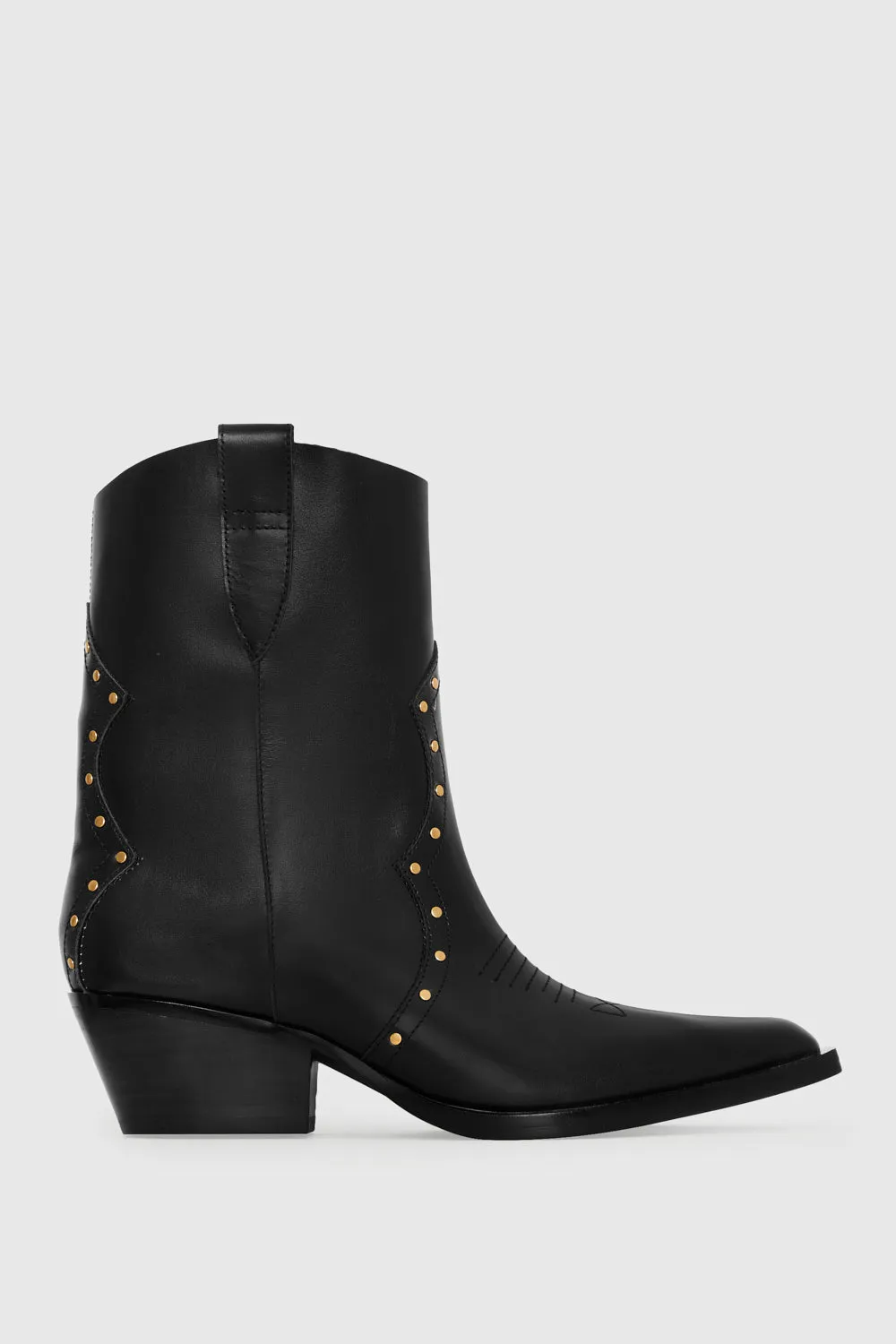 Cowboy-Stiefelette mit Nieten