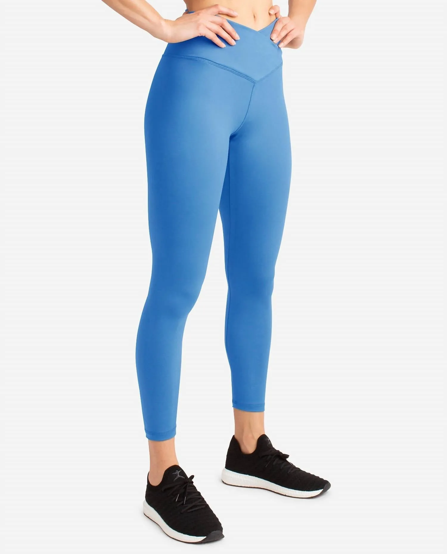 Crossover-Taille 7/8-Leggings in Marina