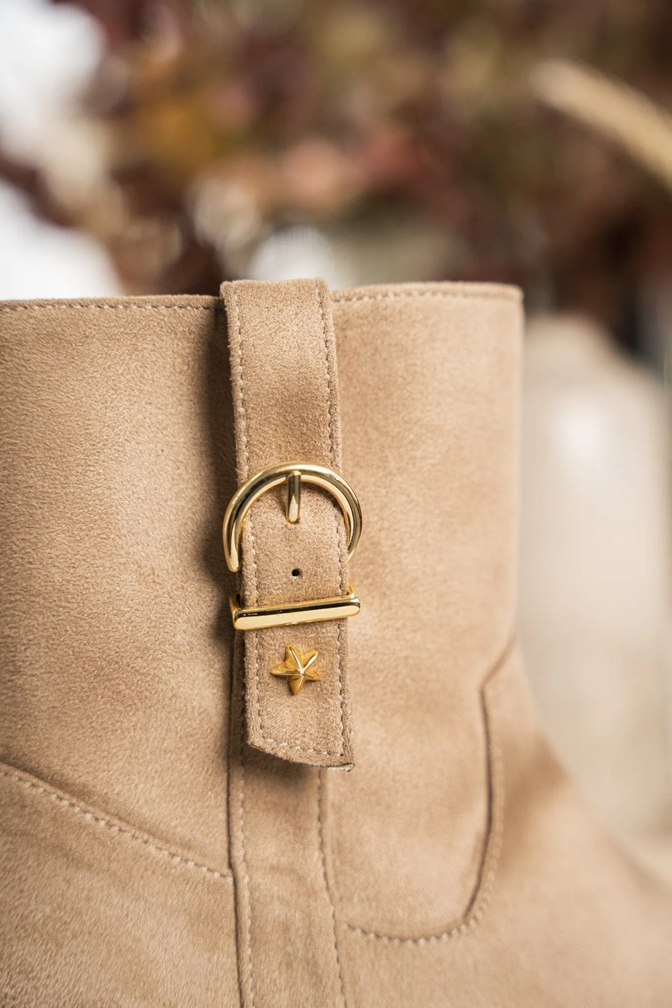 Dijeaux Vegan Wildleder Knöchelstiefel | Sand