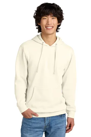 District Herren Sehr Wichtiger Fleece Kapuzenpullover Hoodie mit Kangaroo-Tasche - Gardenia