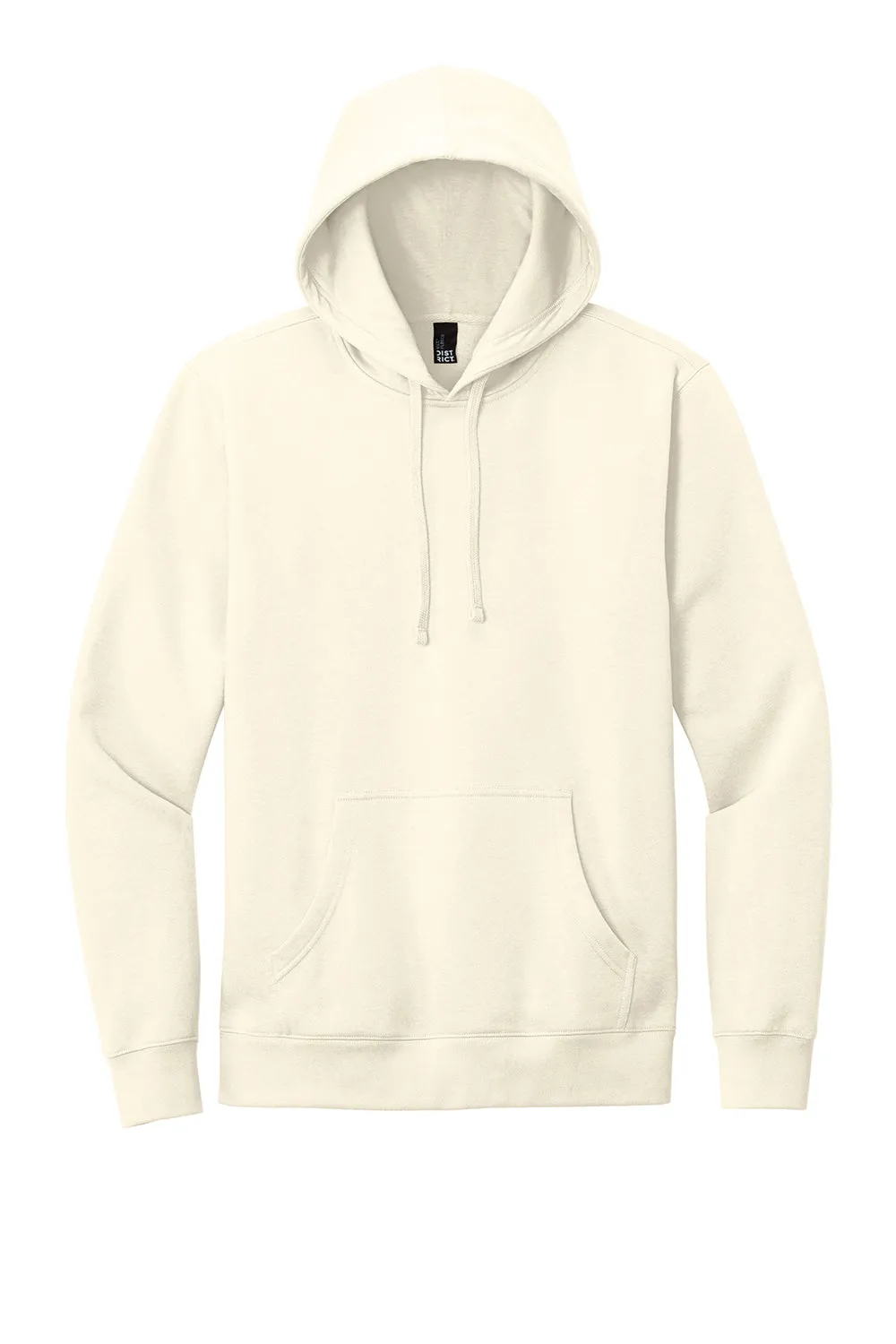District Herren Sehr Wichtiger Fleece Kapuzenpullover Hoodie mit Kangaroo-Tasche - Gardenia