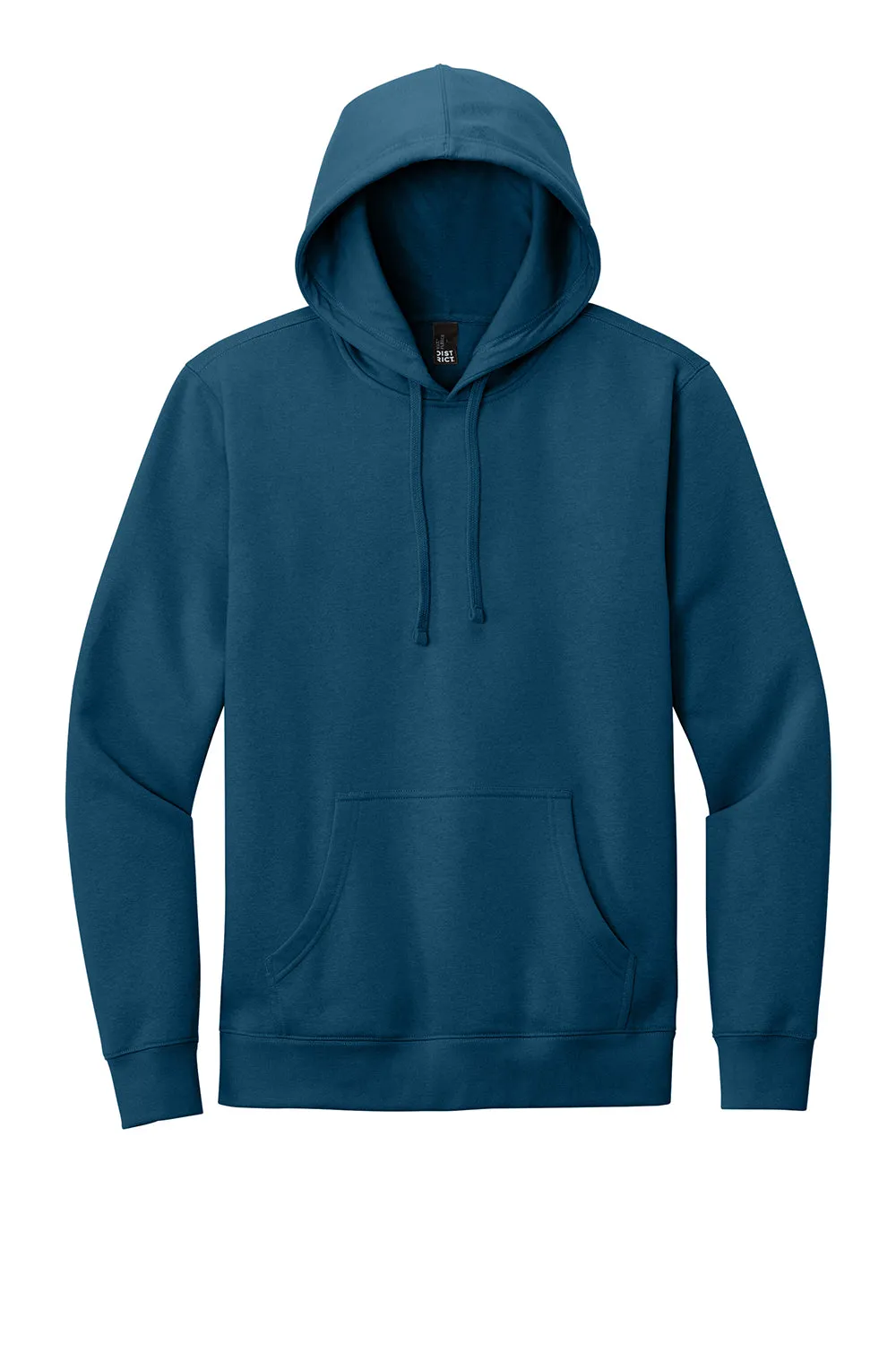 District Herren Sehr Wichtiger Fleece Kapuzenpullover Hoodie mit Kangaroo-Tasche - Neptunblau