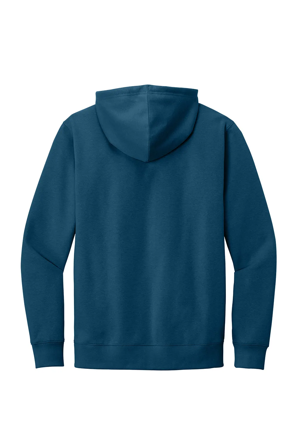 District Herren Sehr Wichtiger Fleece Kapuzenpullover Hoodie mit Kangaroo-Tasche - Neptunblau