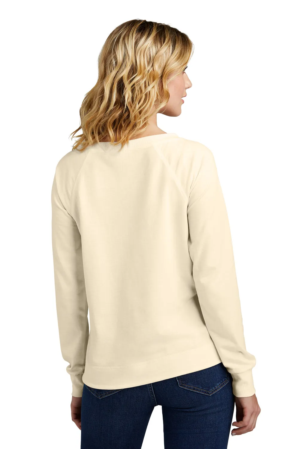 District Damen French Terry Crewneck Sweatshirt - Gardenie
