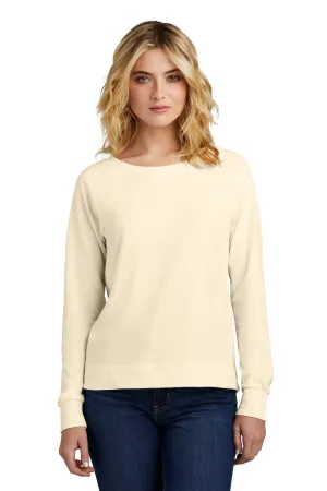 District Damen French Terry Crewneck Sweatshirt - Gardenie
