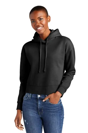 District Damen V.I.T. Fleece Kapuzenpullover Hoodie - Schwarz