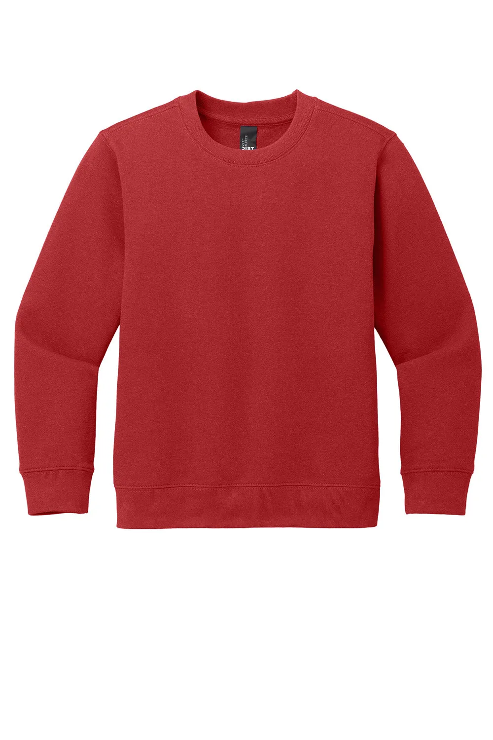 District Youth V.I.T. Fleece Crewneck Sweatshirt - Klassisches Rot
