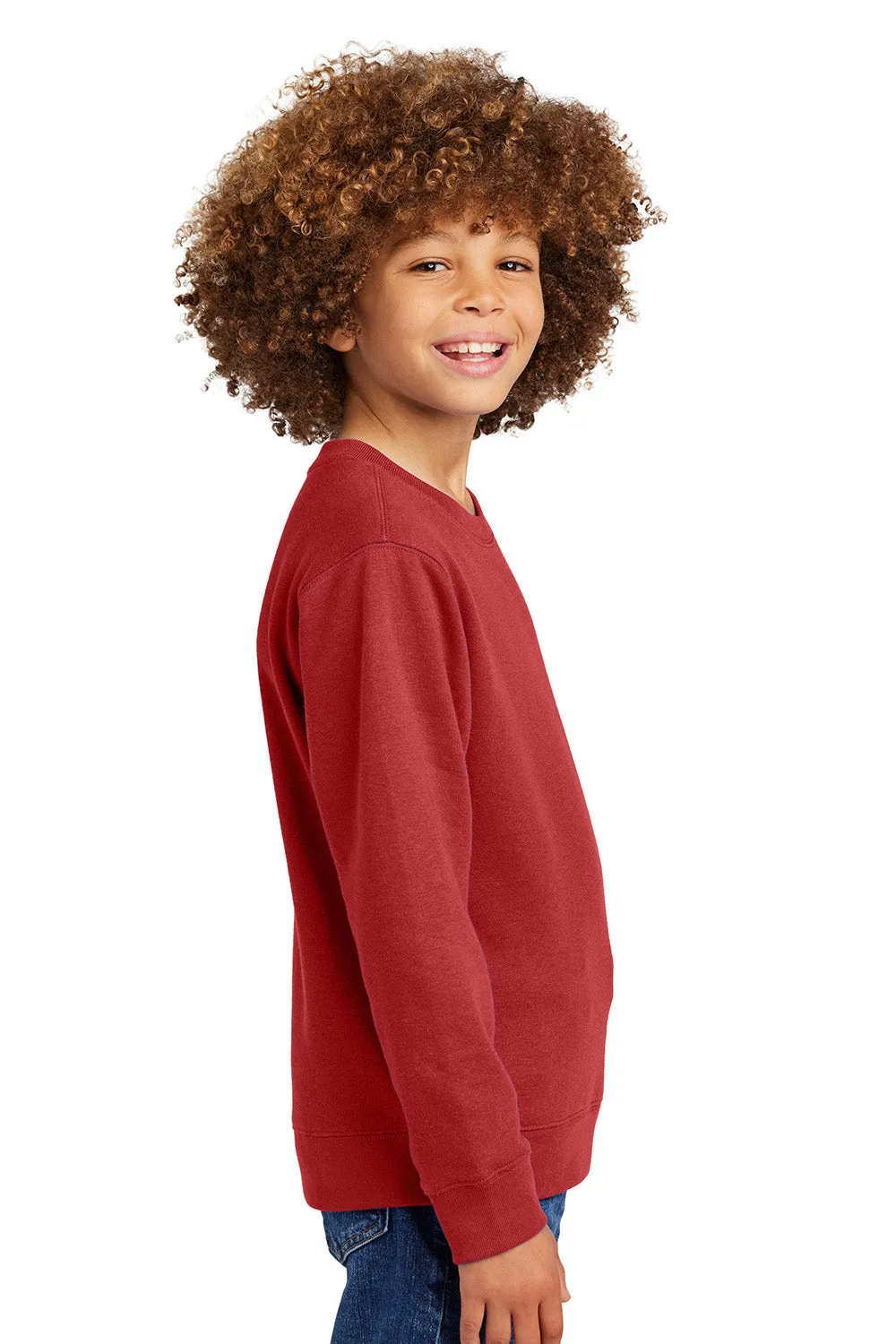 District Youth V.I.T. Fleece Crewneck Sweatshirt - Klassisches Rot