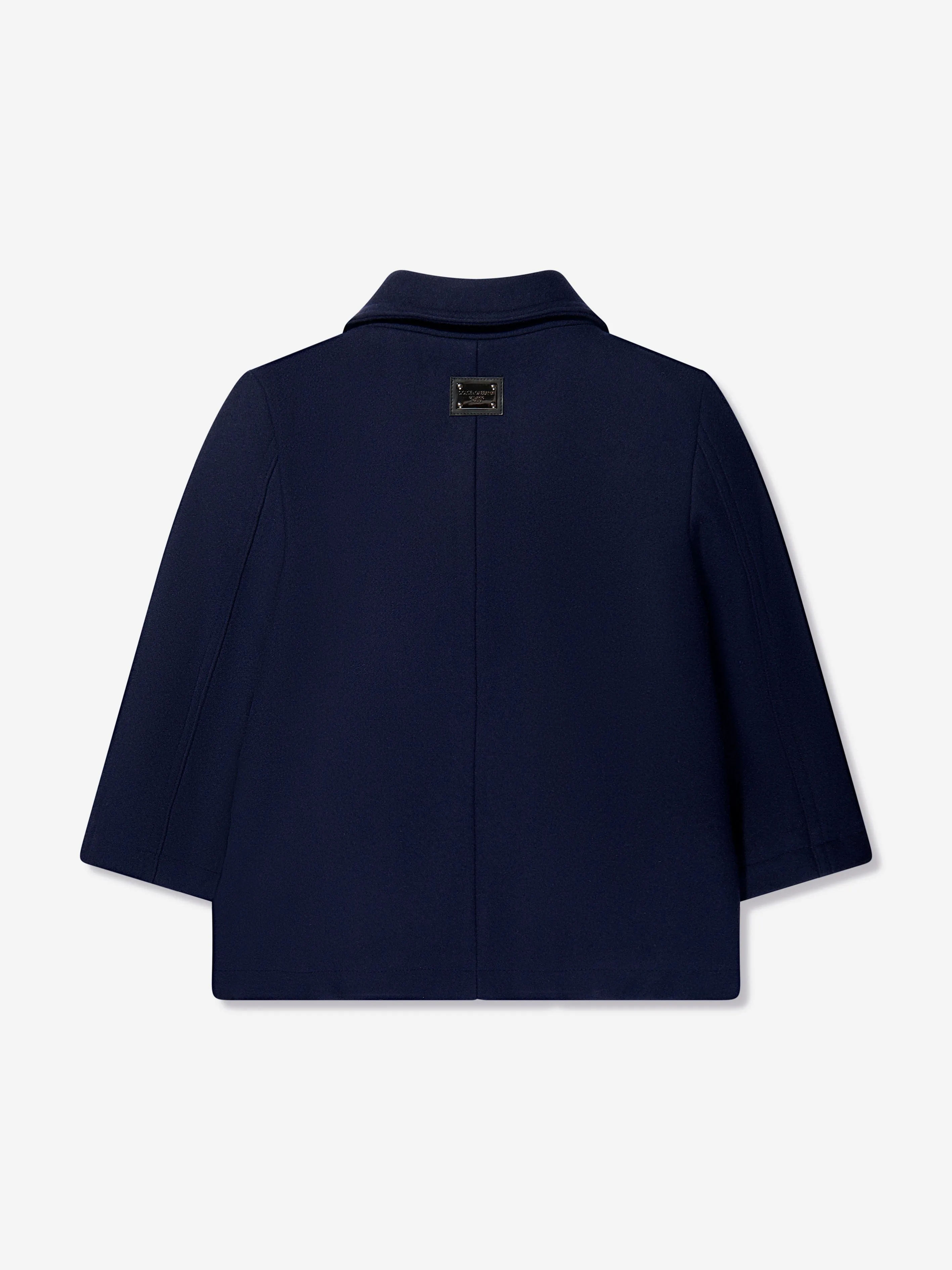 Dolce & Gabbana Jungen Peacoat in Marineblau