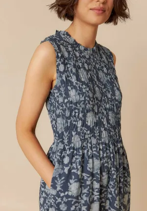 Elastisches Maxikleid Mc181 Indigo