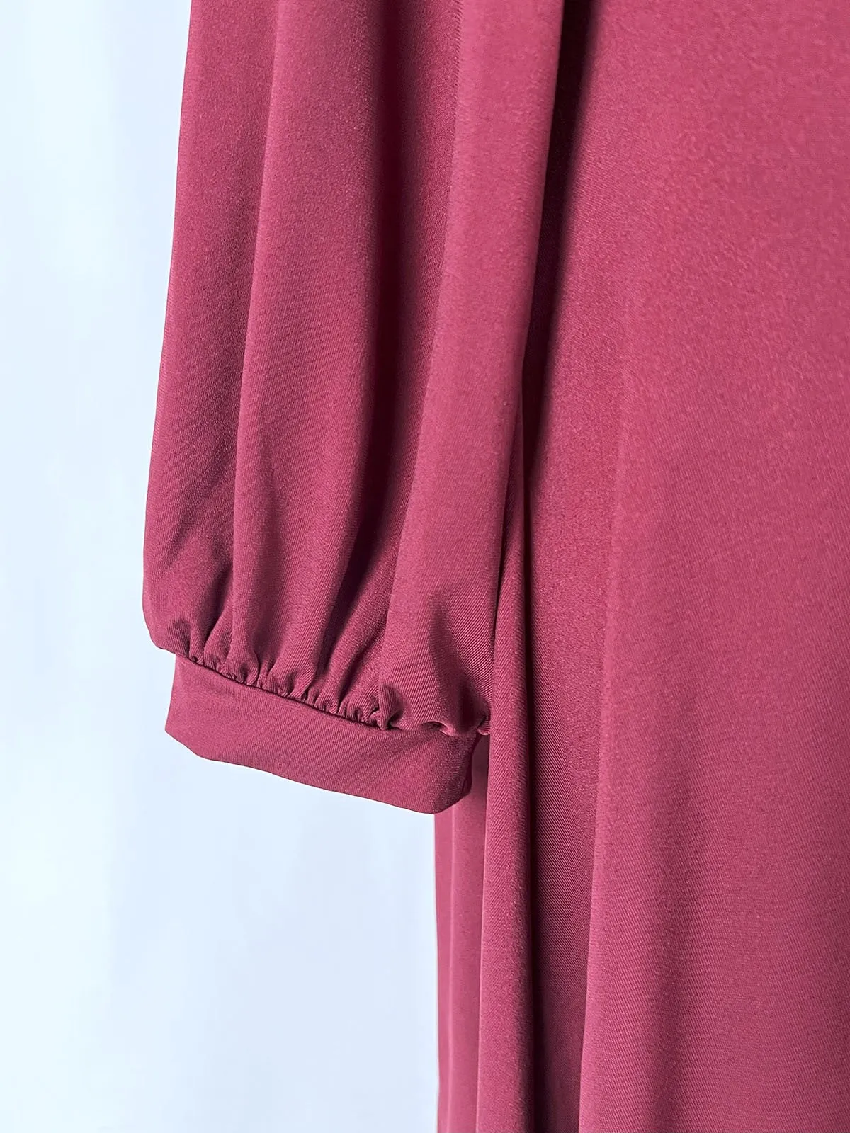eloquii Größe 28 Burgunderrotes Kleid
