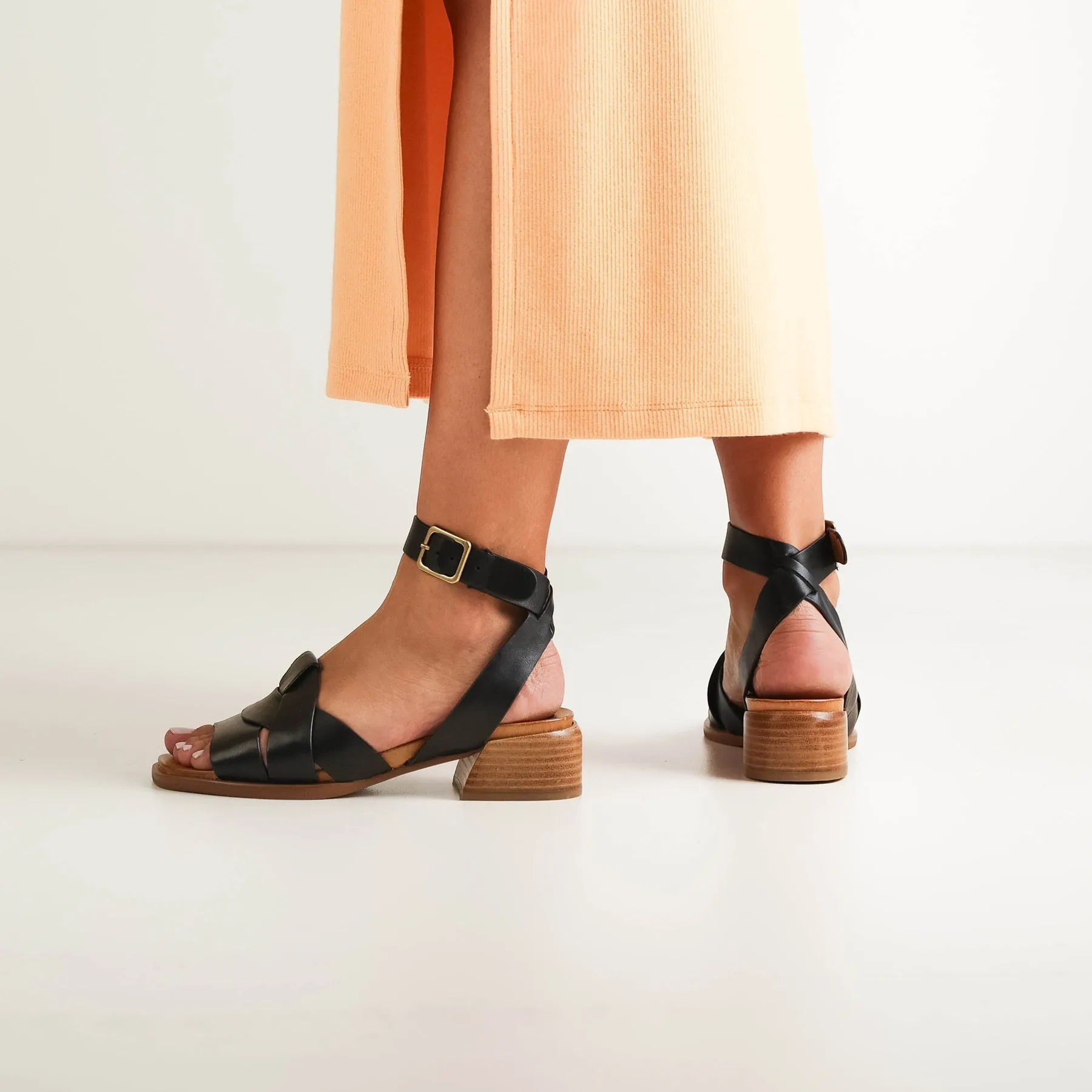 ELSA LEDERABSATZ SANDALEN