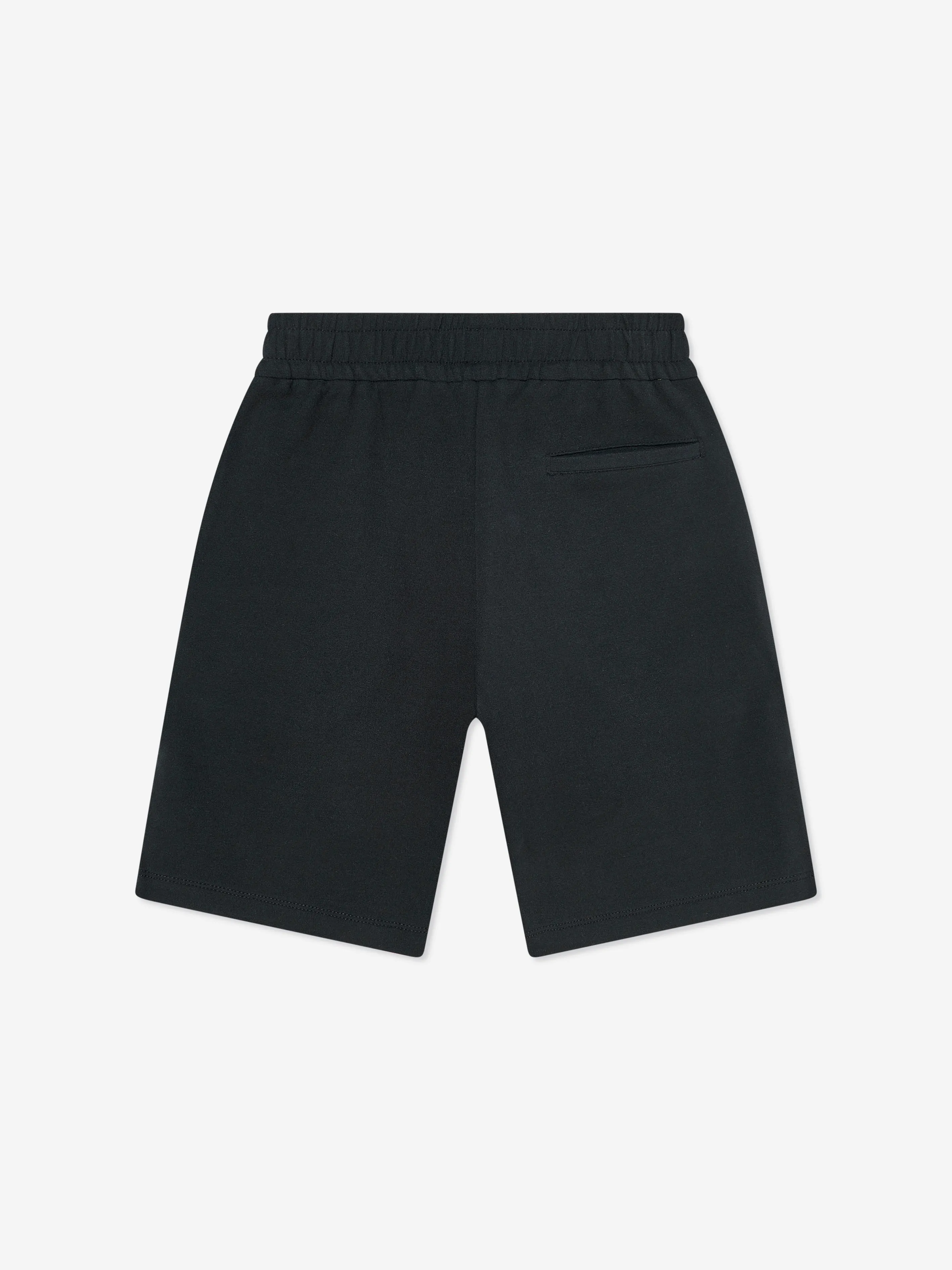 Emporio Armani Jungen Logo Bermuda-Shorts in Marineblau