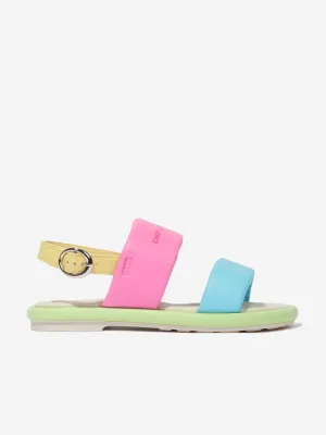 Emporio Armani Mädchen Leder Sandalen in Mehrfarben