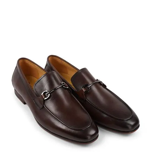 Ethan Brown Kalbsleder-Loafer