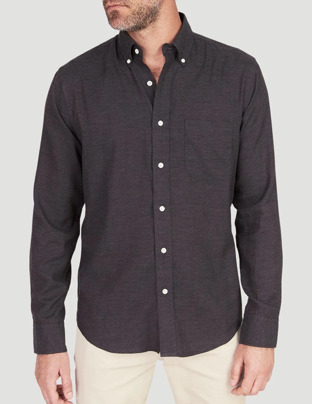 Faherty | Melange Oxford-Hemd