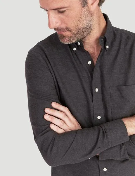 Faherty | Melange Oxford-Hemd