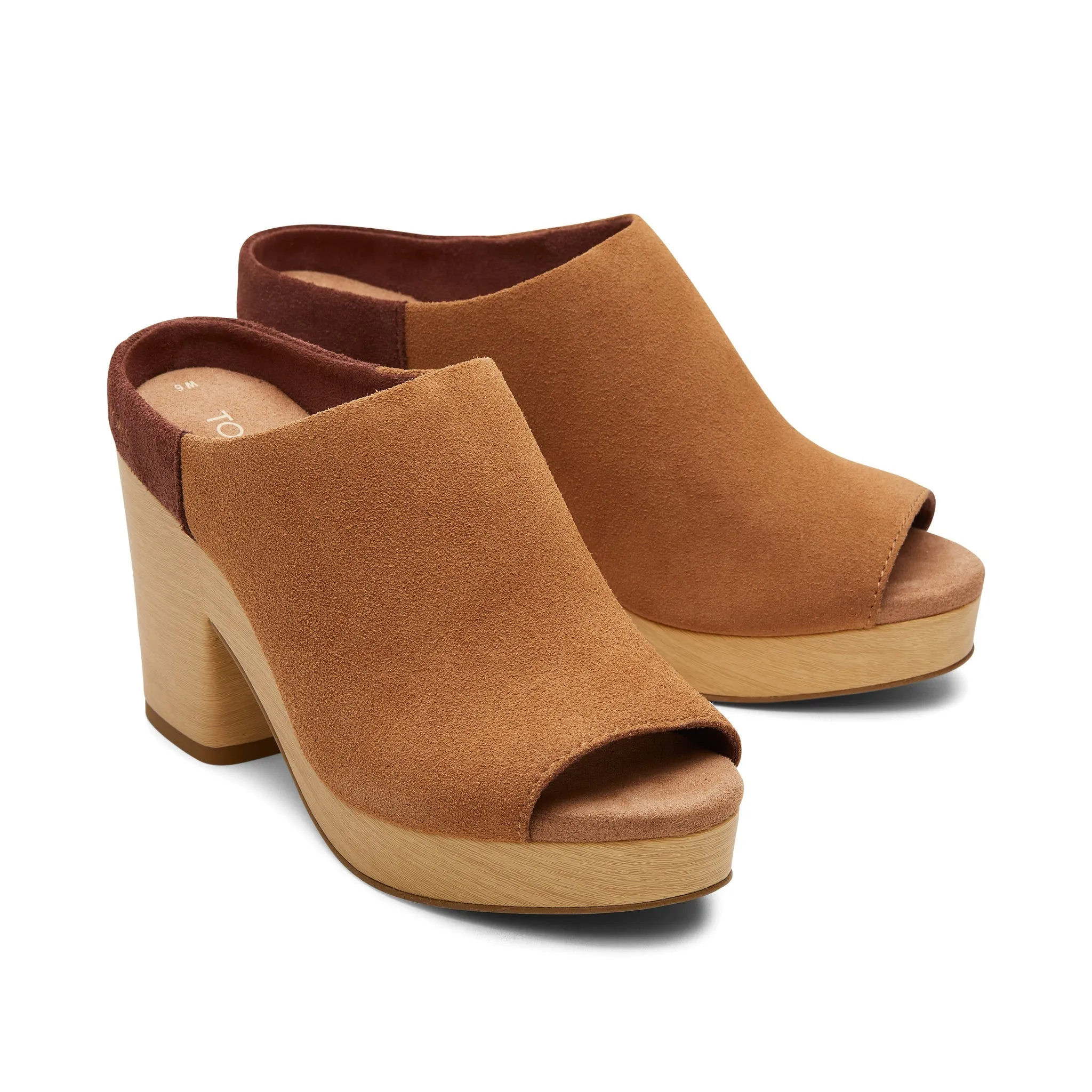 Florence Brauner Zucker Wildleder Sandale