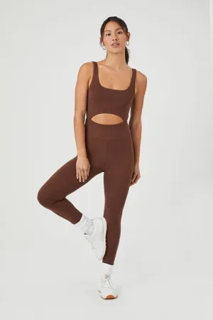 Forever 21 Damen Active Ausschnitt Tank Jumpsuit Schokolade Forever 21