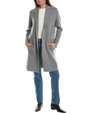 Forte Kaschmir Stehkragen Woll- & Kaschmirmix-Cardigan
