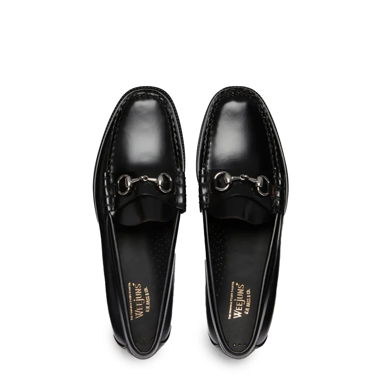 G.H Bass Easy Weejun Lincoln Moc Leder in Schwarz