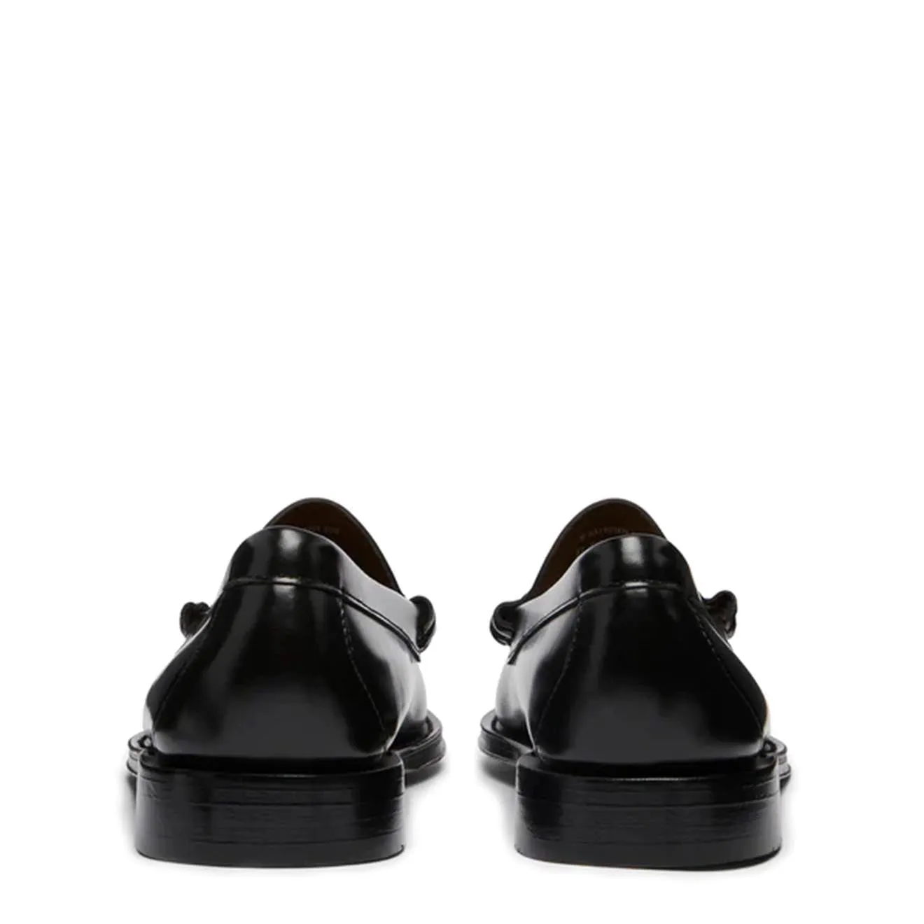 G.H.Bass Weejuns Larson Penny Loafers aus schwarzem Leder