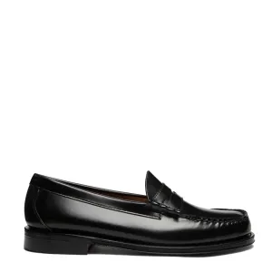 G.H.Bass Weejuns Larson Penny Loafers aus schwarzem Leder