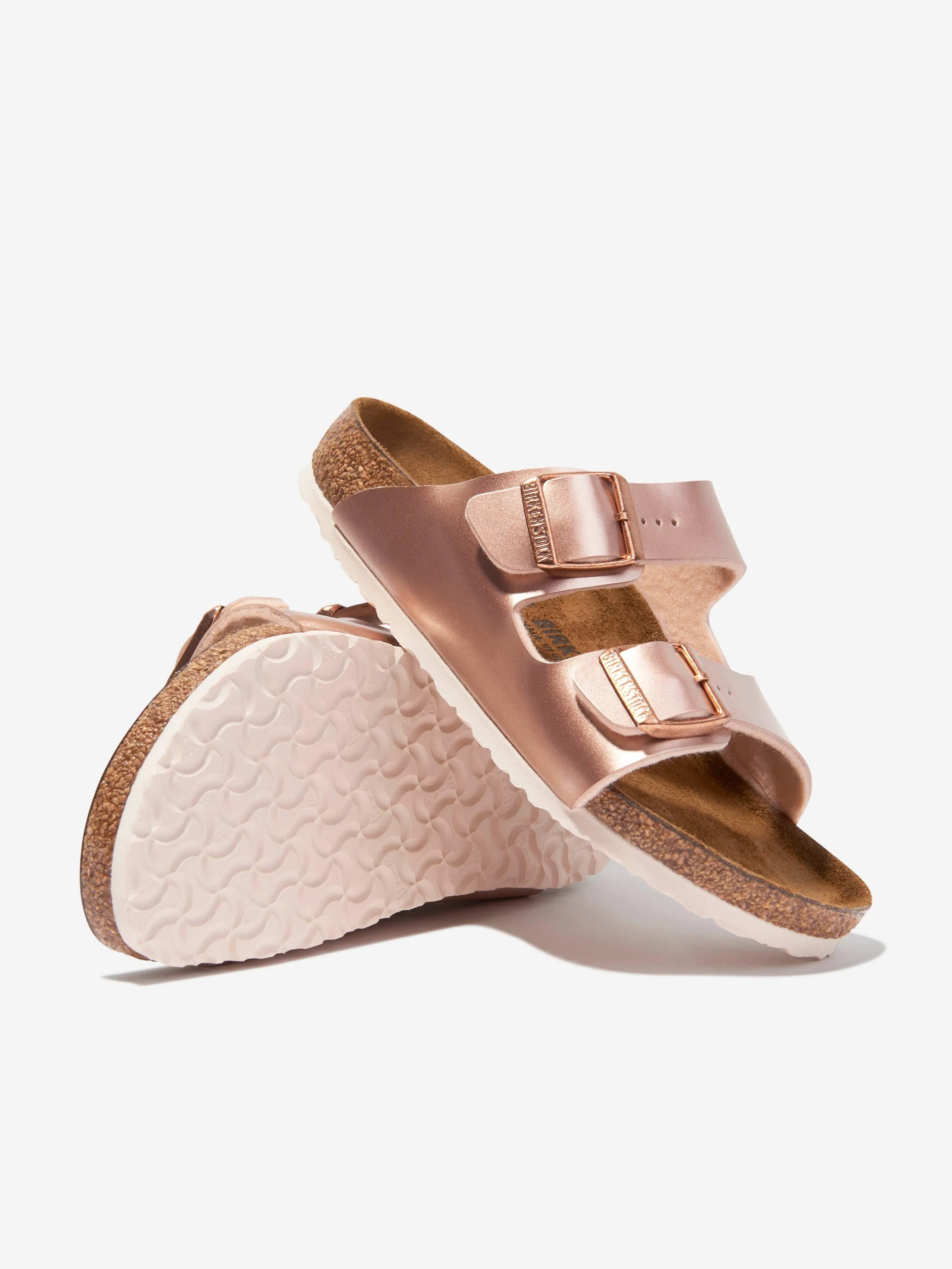 Mädchen Arizona Classic Metallische Sandalen in Kupfer