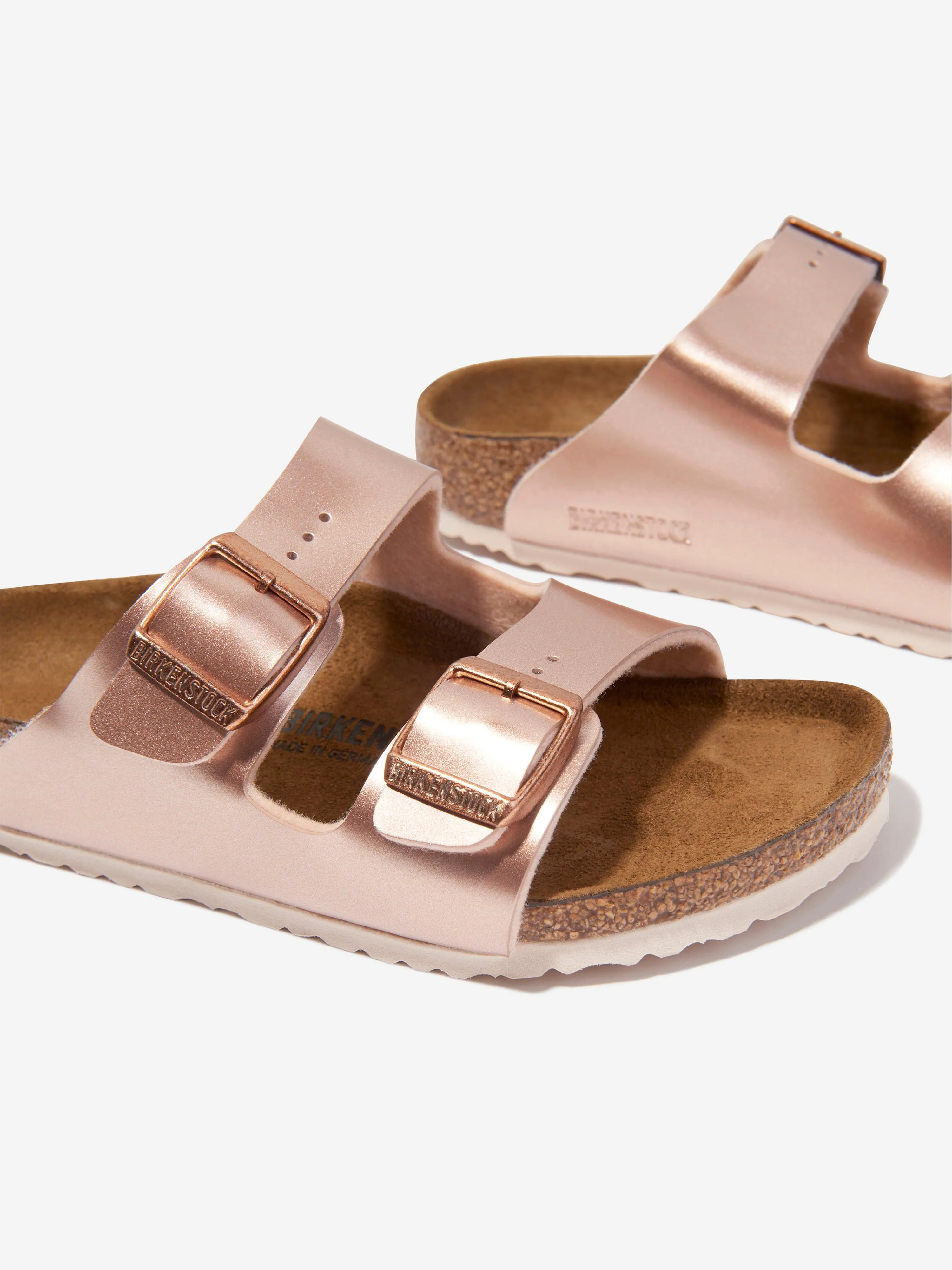 Mädchen Arizona Classic Metallische Sandalen in Kupfer