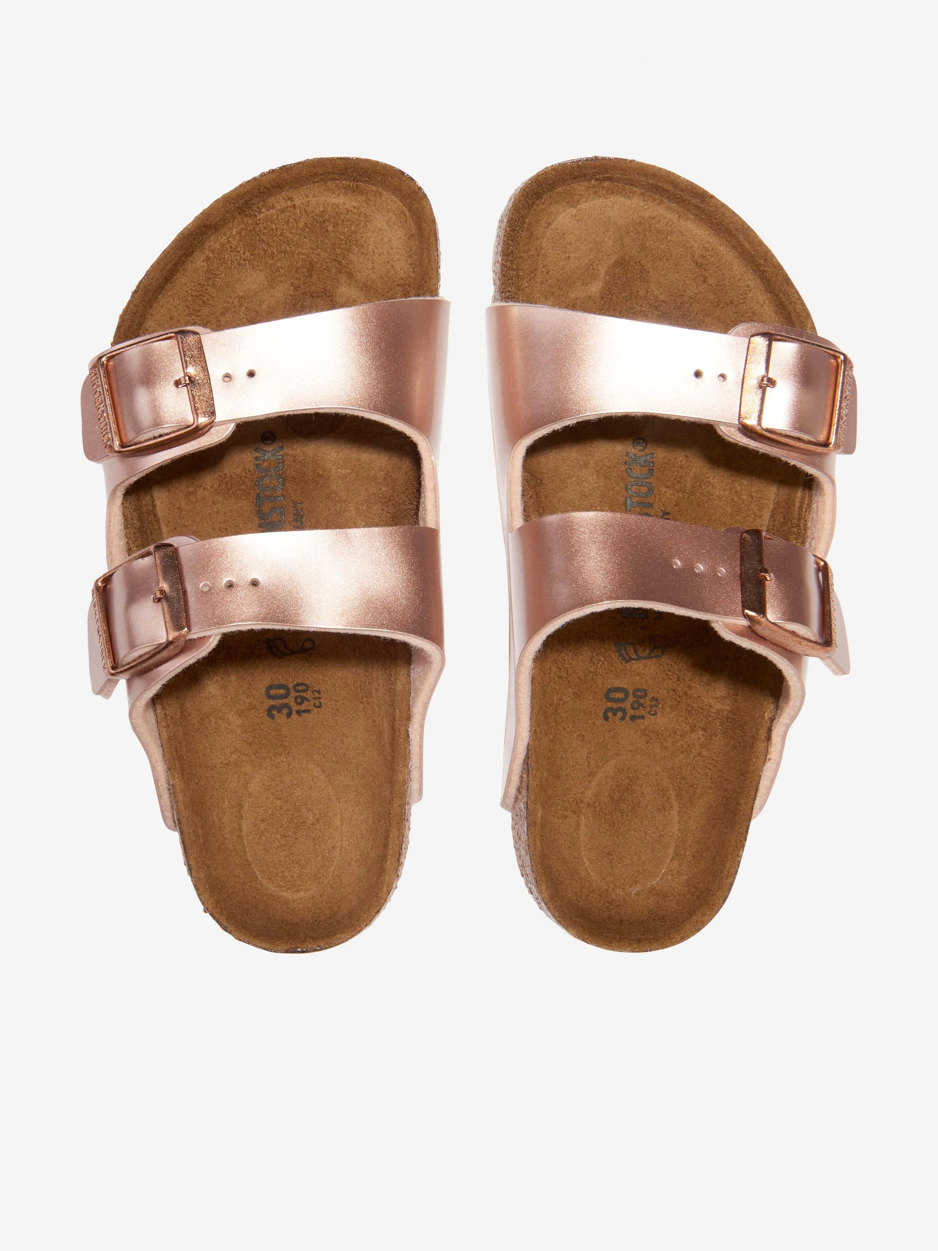 Mädchen Arizona Classic Metallische Sandalen in Kupfer