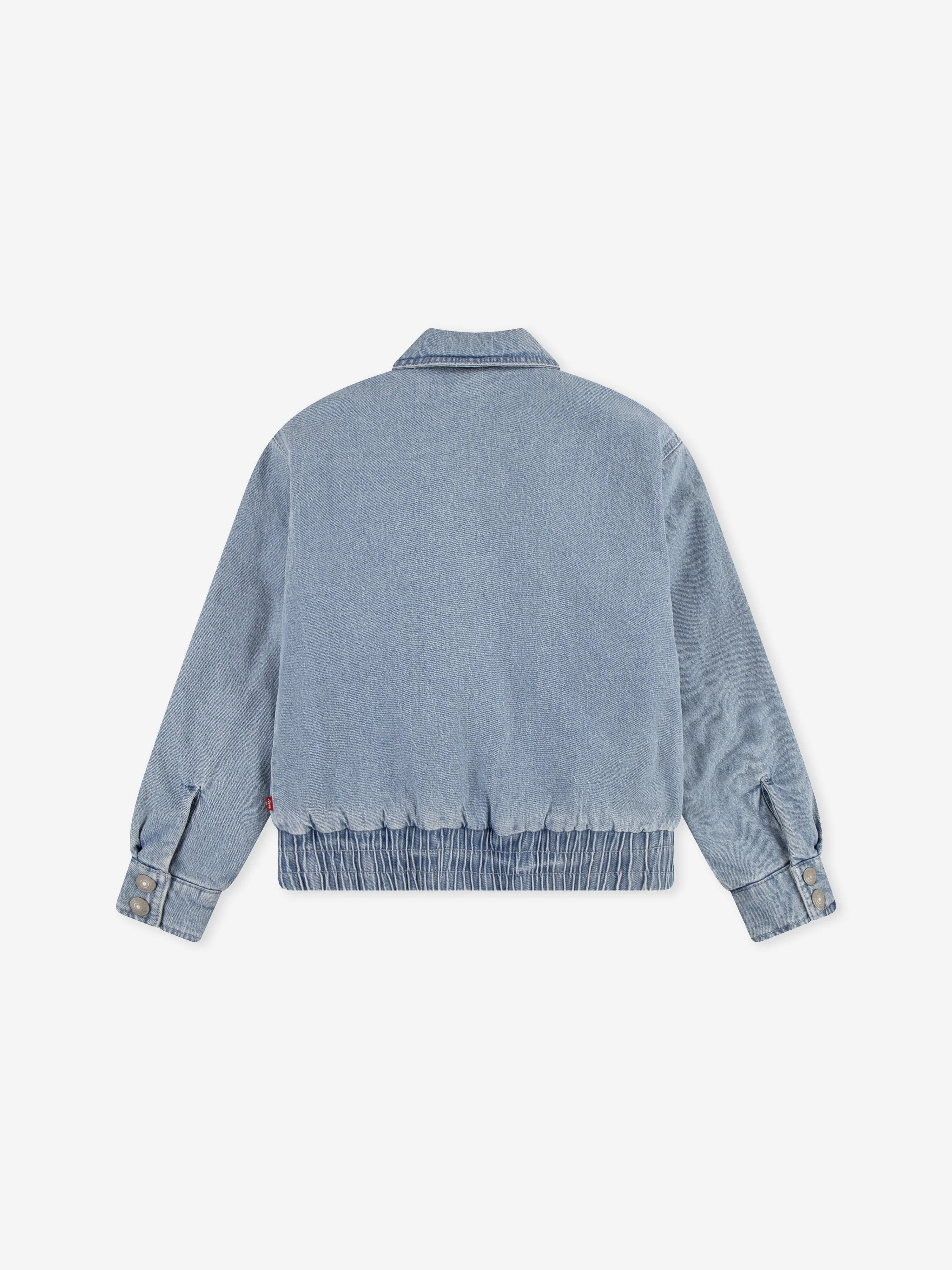 Mädchen Retro Denim Trucker Jacke in Blau