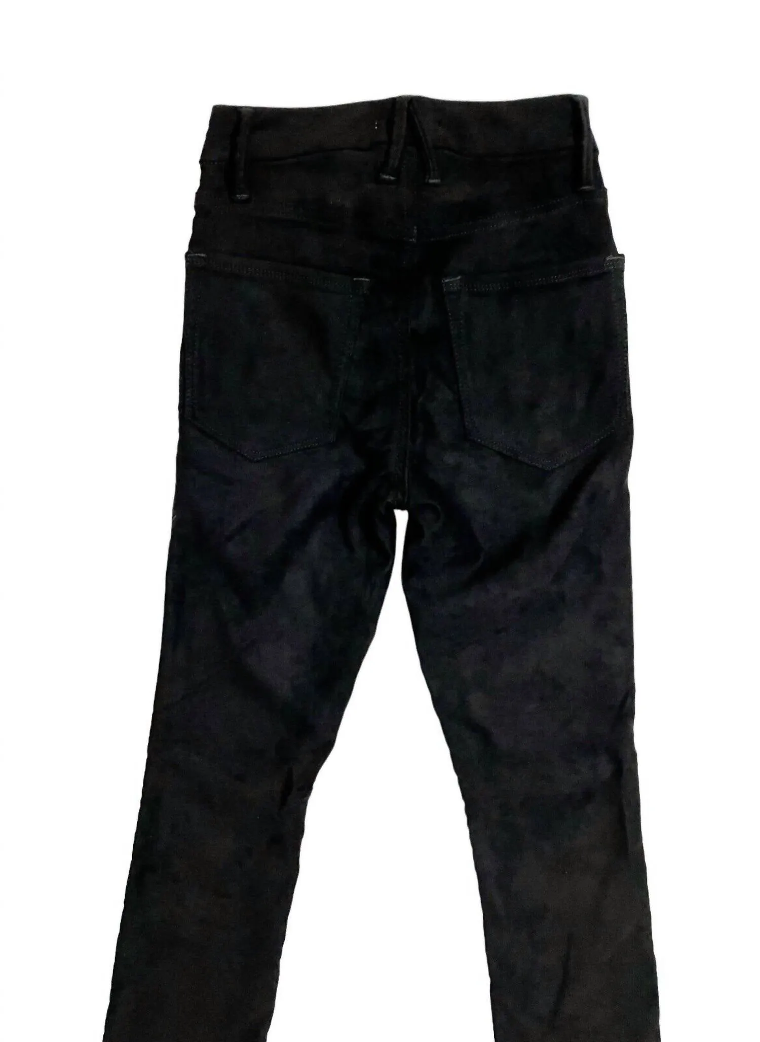 Good Legs Kunstleder Slim Hose In Schwarz