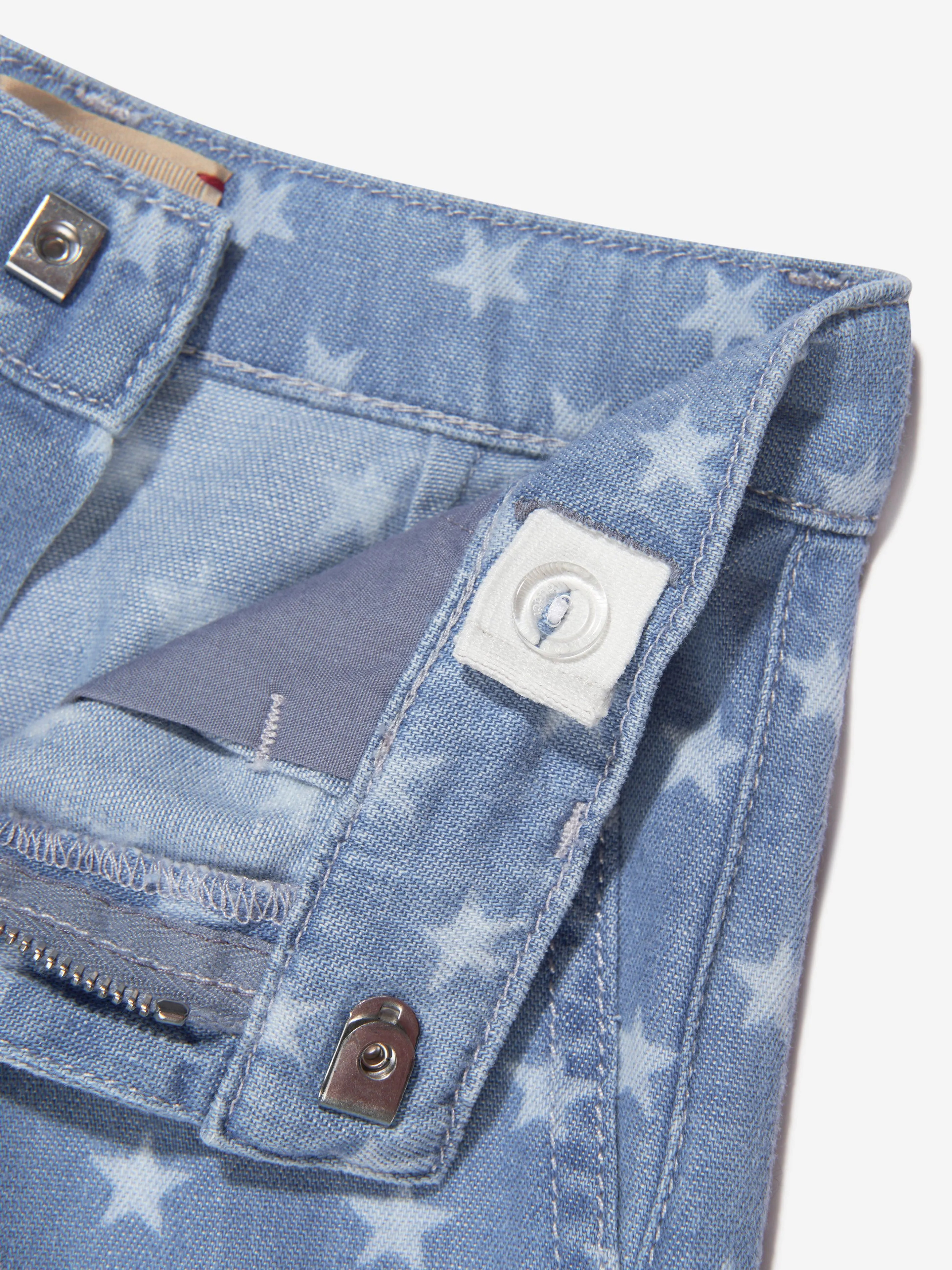 Gucci Kids Denim Shorts in Blau