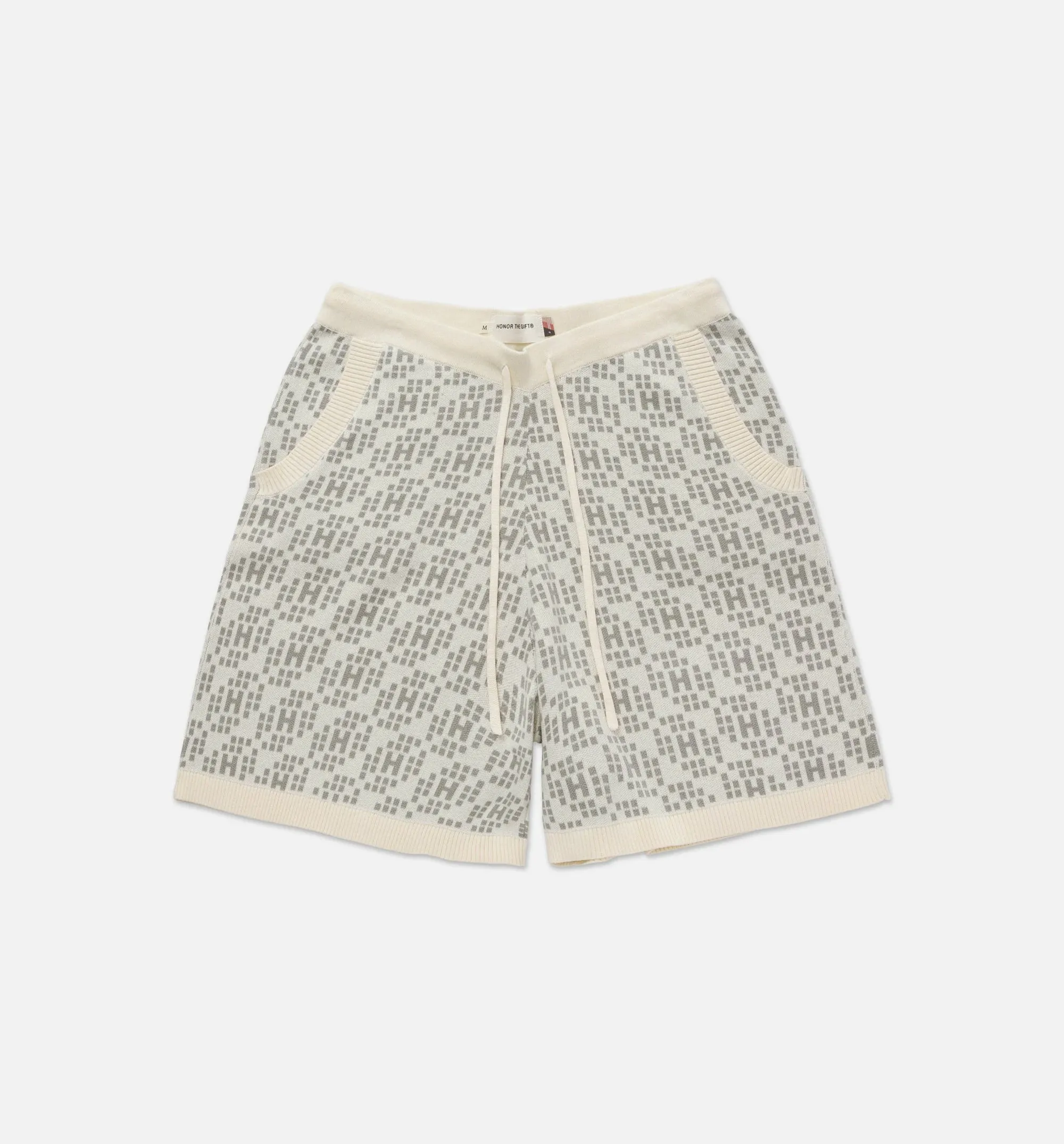 H Strick Herrenshorts - Knochen