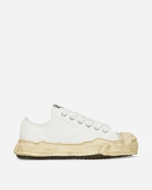 Hank OG gefärbte Sohlen Canvas Low Sneakers Weiß