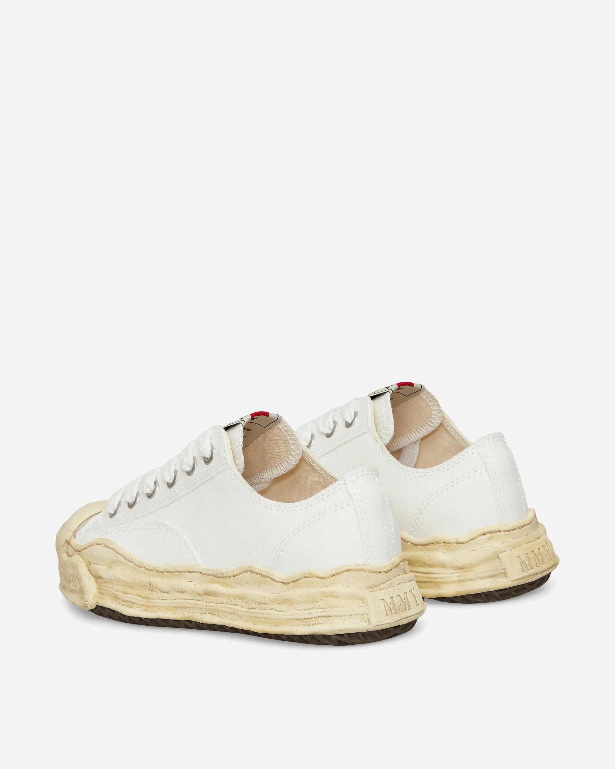 Hank OG gefärbte Sohlen Canvas Low Sneakers Weiß