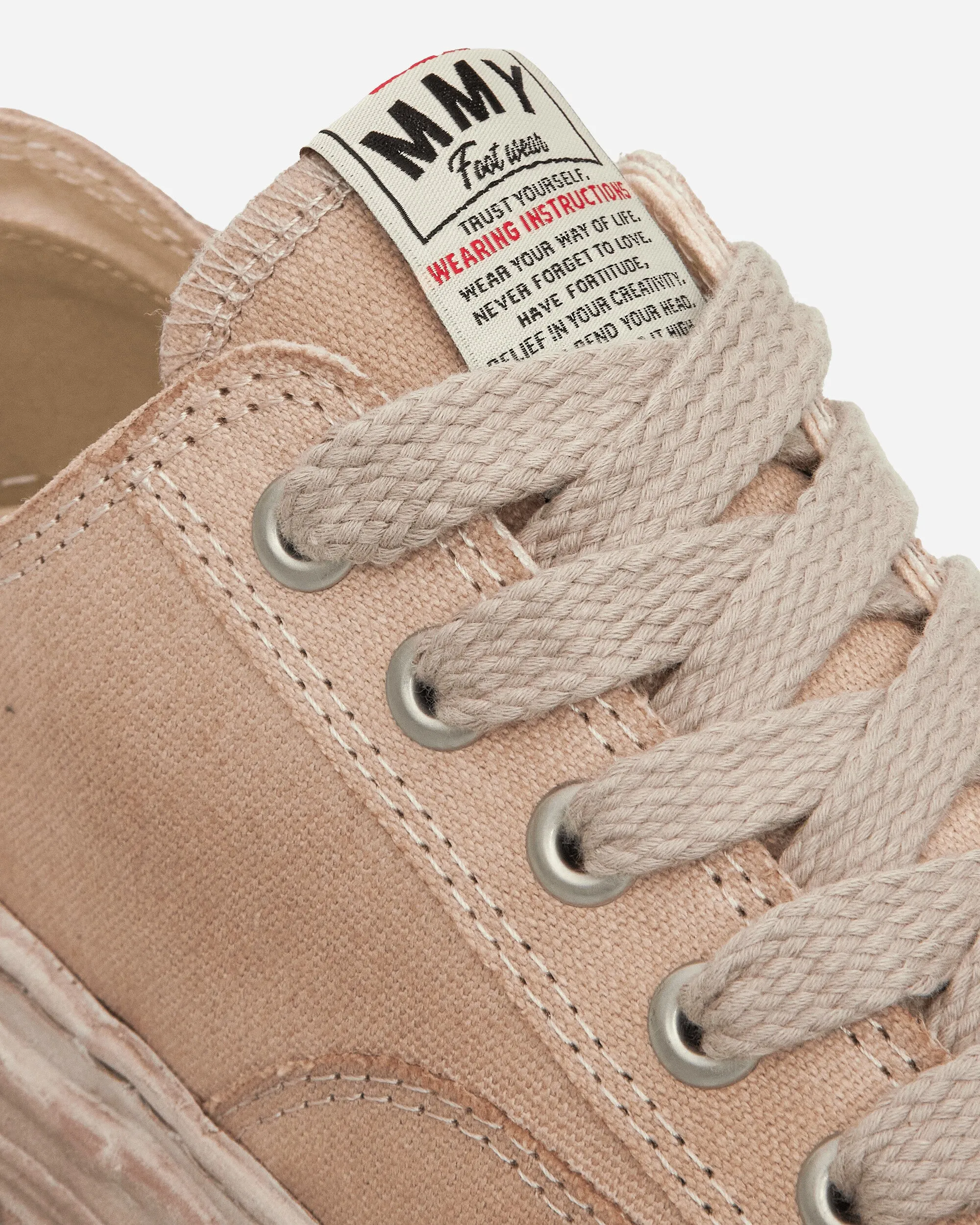 Hank OG Sole Over-Dyed Canvas Low Sneakers Braun