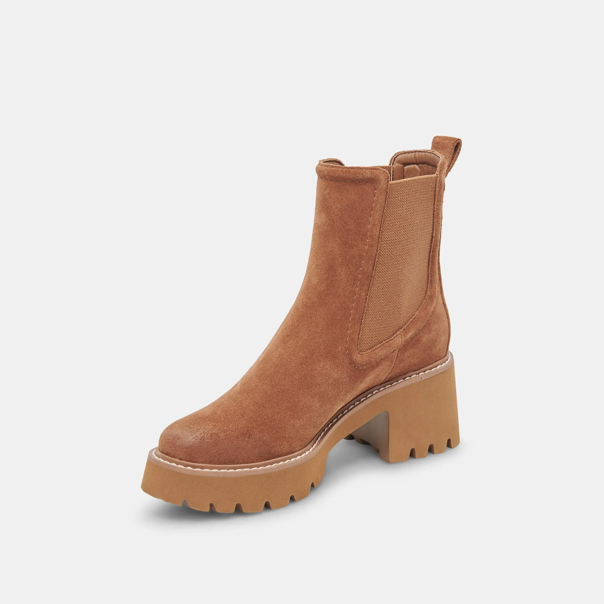 HAWK H20 STIEFELETTEN KASTANIENBRAUNES WILDLEDER