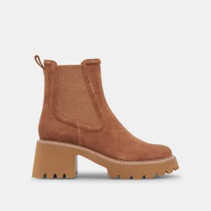 HAWK H20 STIEFELETTEN KASTANIENBRAUNES WILDLEDER