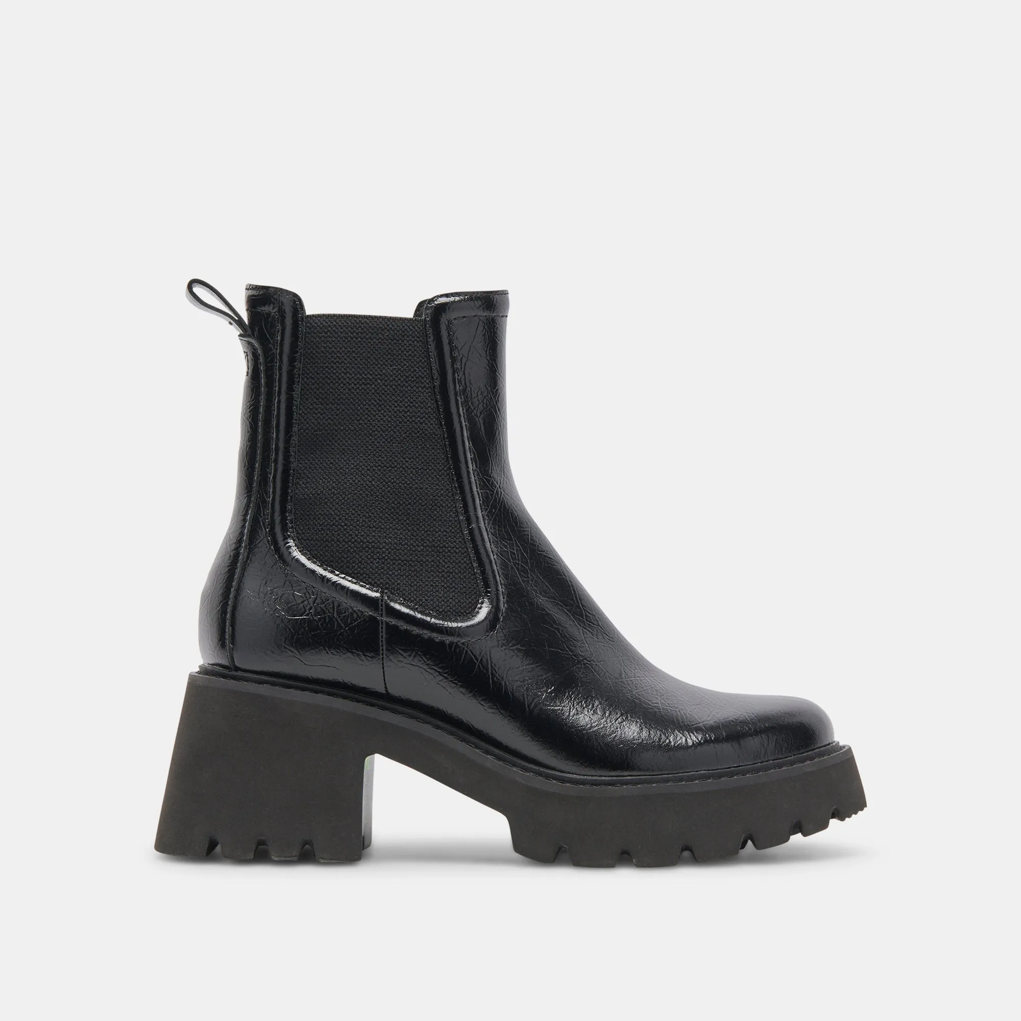 HAWK H20 WEITE BOOTIES MITTERNACHTSKRÄUSELUNG GLANZLEDER