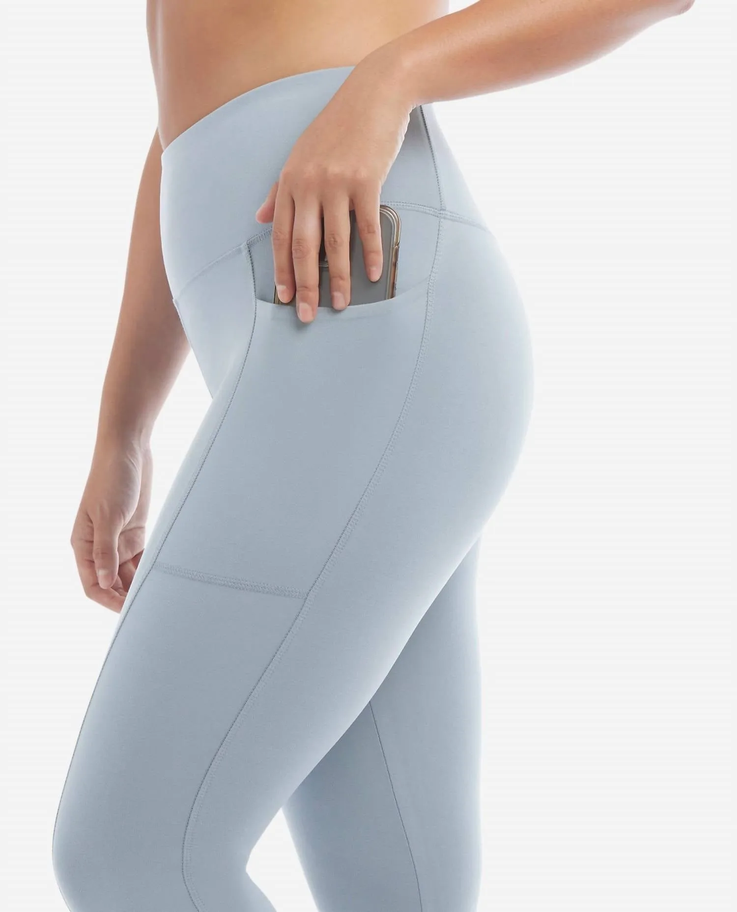 Hochgeschnittene Bonded-Leggings in Nebula