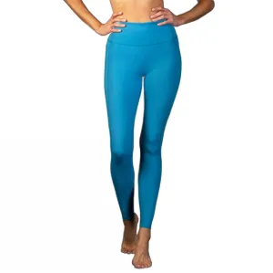 Hochtaillierende Formungs-Leggings mit Taschen in Horizon-Blau