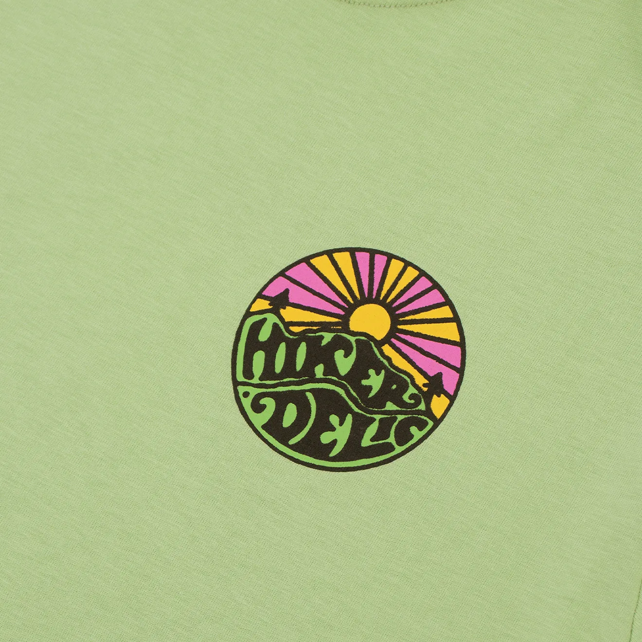 Hikerdelic Original Logo SS T-Shirt - Limette