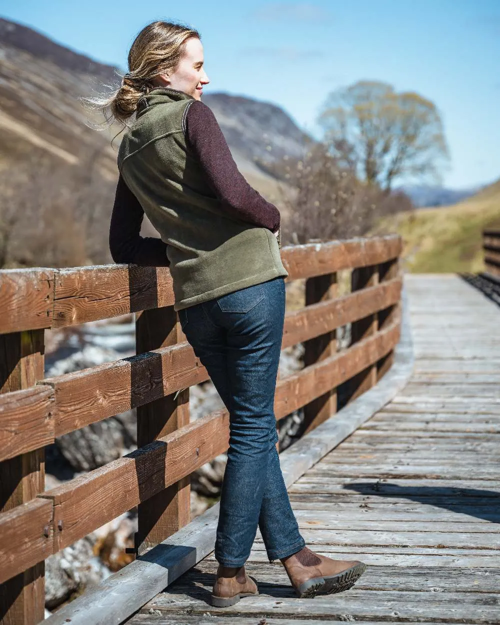 Hoggs of Fife Stenton Damen Fleece Gilet Hoggs of Fife