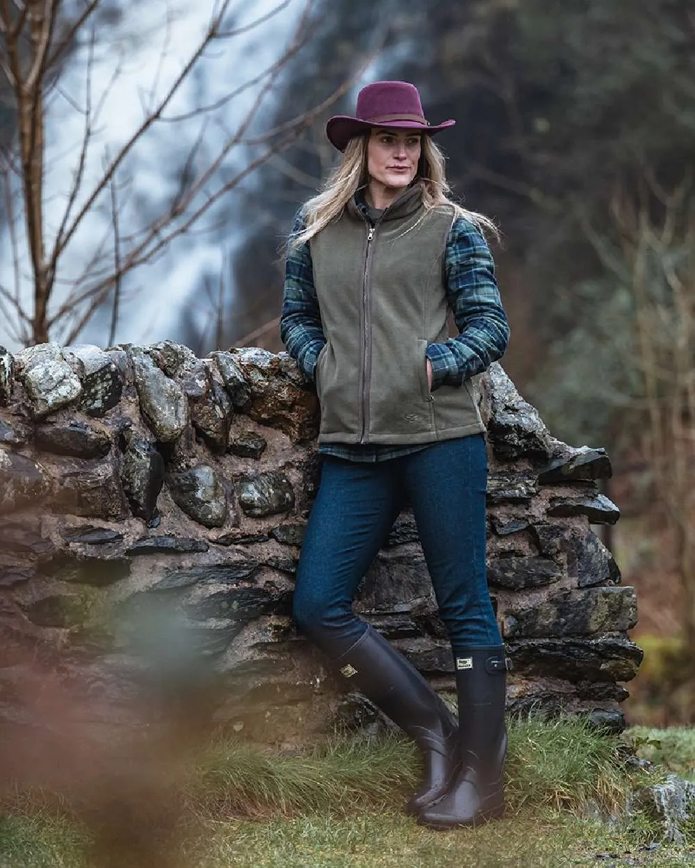 Hoggs of Fife Stenton Damen Fleece Gilet Hoggs of Fife