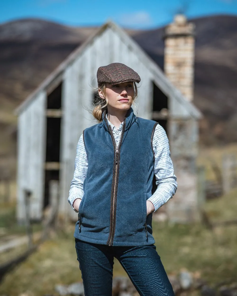 Hoggs of Fife Stenton Damen Fleece Gilet Hoggs of Fife