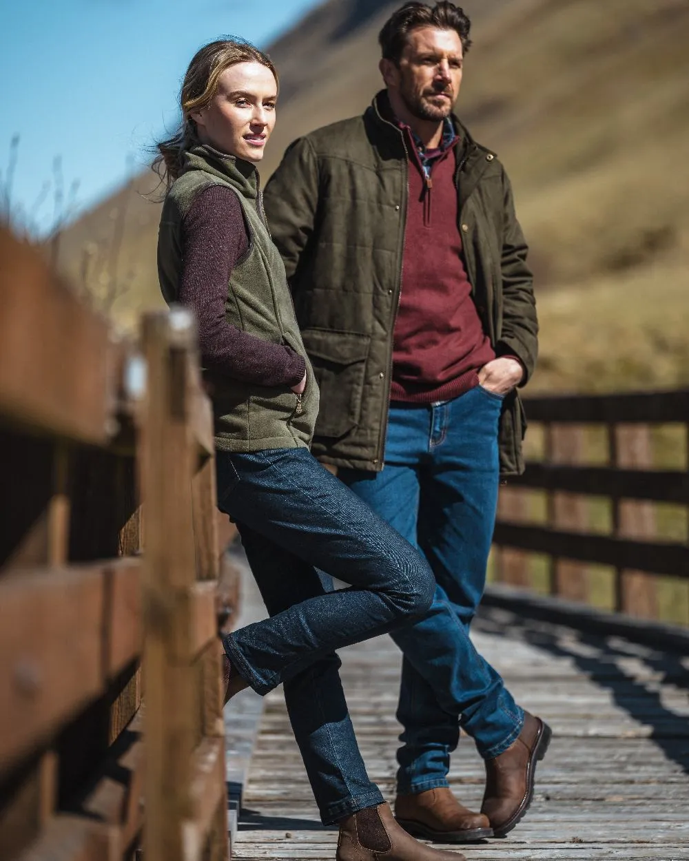 Hoggs of Fife Stenton Damen Fleece Gilet Hoggs of Fife