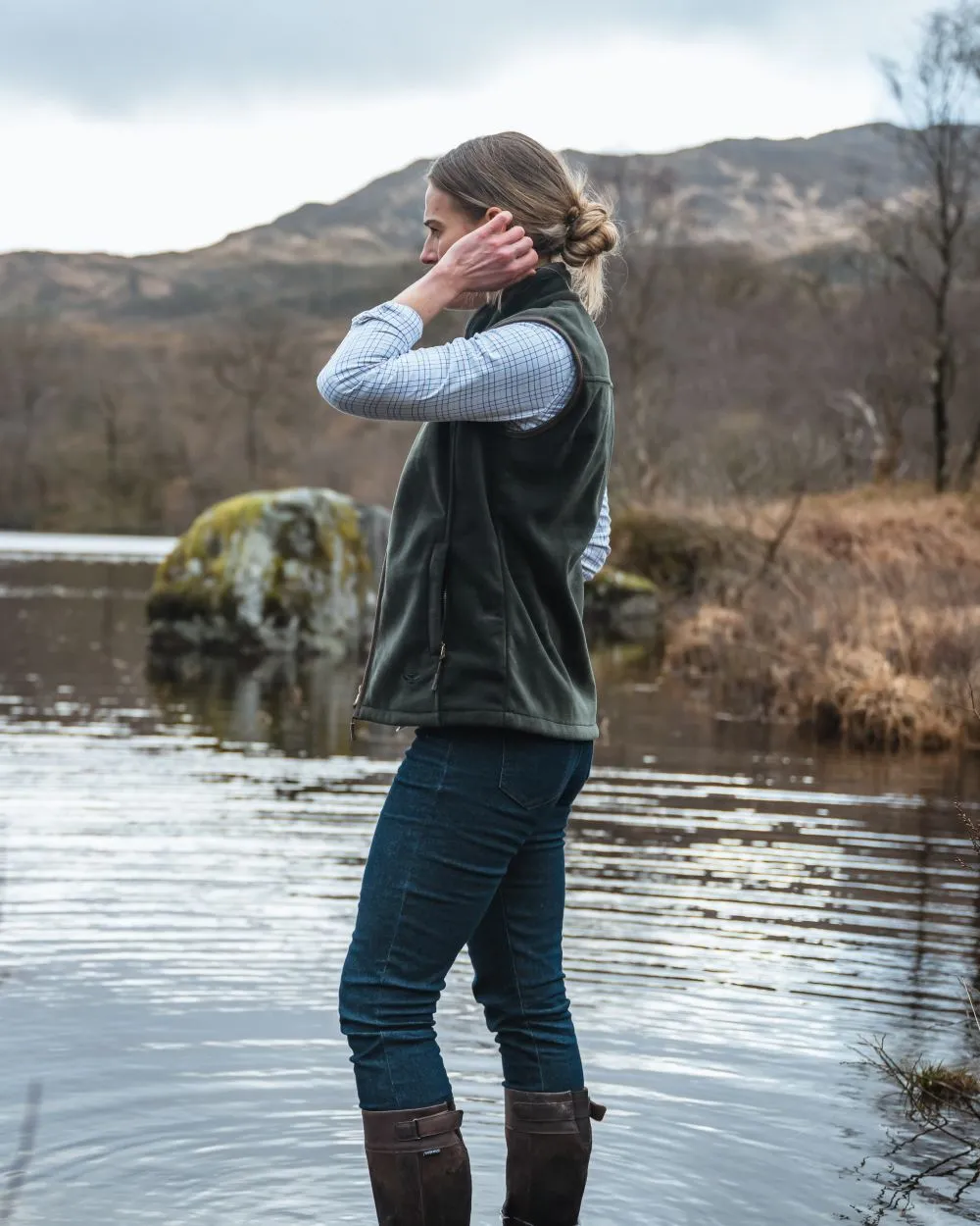 Hoggs of Fife Stenton Damen Fleece Gilet Hoggs of Fife